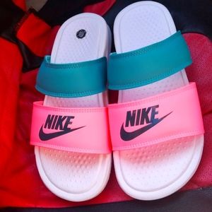 Nike sandals & new balance shoes